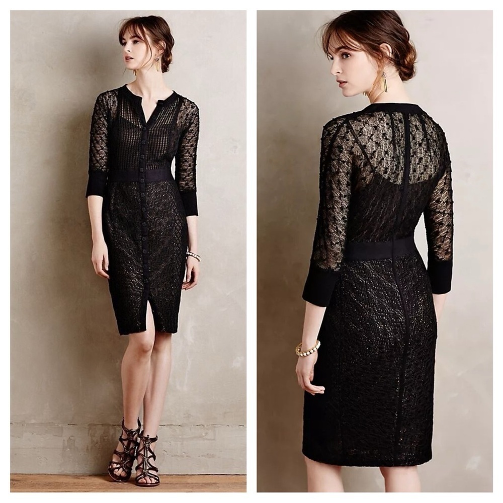 Beguile by Byron Lars / Mona Sheath Dress Black 0